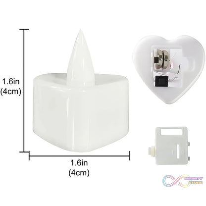 LED Tealights, Smokeless Plastic Decorative Candles (Pack Of 1 / Multicolor) - infinityexculsivestore.com