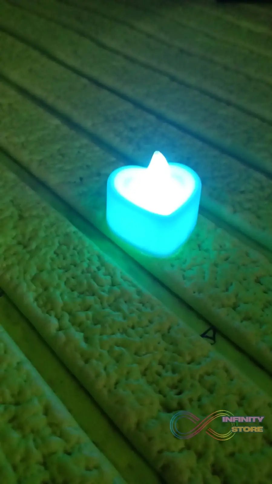 LED Tealights, Smokeless Plastic Decorative Candles (Pack Of 1 / Multicolor) - infinityexculsivestore.com