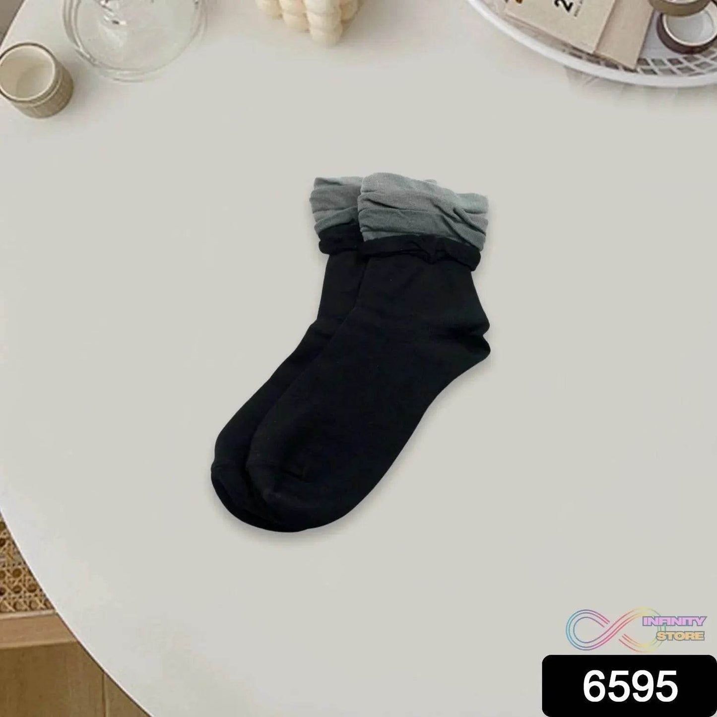 Ladies' Soft & Comfortable Socks – 1 Pair for Everyday Wear - infinityexculsivestore.com