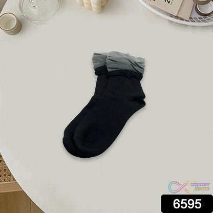 Ladies' Soft & Comfortable Socks – 1 Pair for Everyday Wear - infinityexculsivestore.com