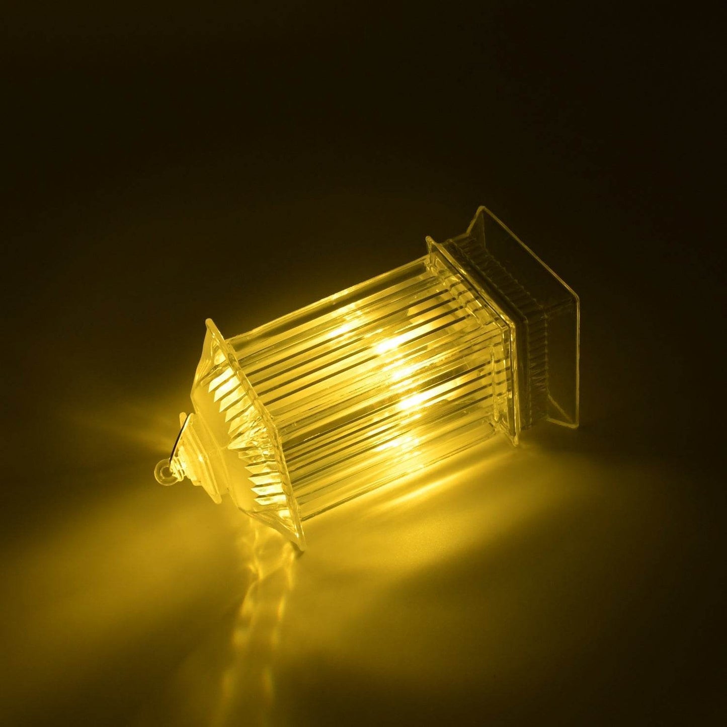 Lantern Shape Led Light Decorative LED Flickering Crystal Candle Light for Holiday Party, crylic Crystal Table Lamp Crystal Table Lamp Atmosphere Lamp Bedroom (MOQ :- 12pc) - infinityexculsivestore.com