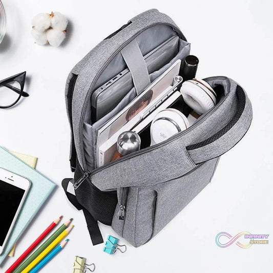 Laptop Bag With Adjustable Shoulder Strap & Storage Pockets, Lightweight, Water-Resistant, Travel-Friendly Bag Office Bag / School Bag / College Bag / Business Bag - infinityexculsivestore.com