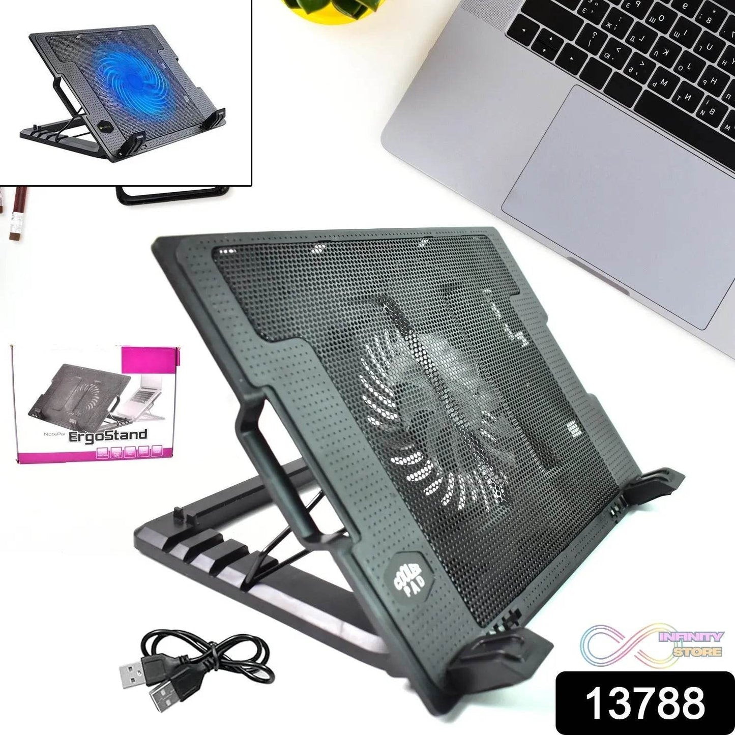 Laptop Fan Cooling Pad, Laptop Cooling Pad (1 Pc) - infinityexculsivestore.com