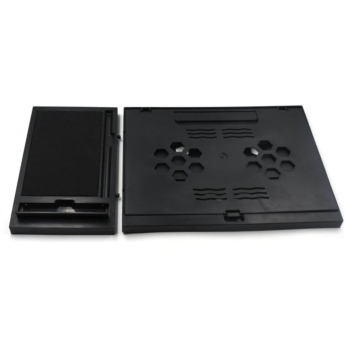 Laptop Stand Suitable Portable Foldable Compatible with MacBook Notebook Tablet Tray Desk Table Book with Free Phone Stand - infinityexculsivestore.com