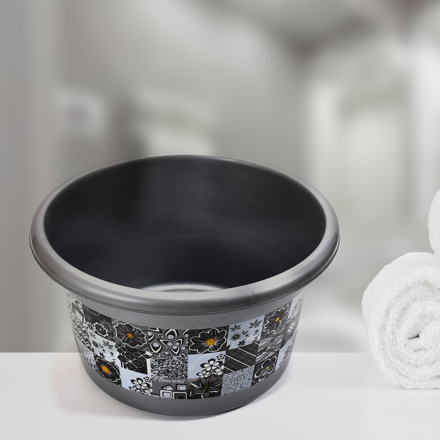 Large Capacity Plastic Bathroom Set of 7Pieces (1pc Big Tub, 1pc bucket,1pc , 1pc Mug, 1pc Soap Case, 1pc , 1pc Stool) - infinityexculsivestore.com