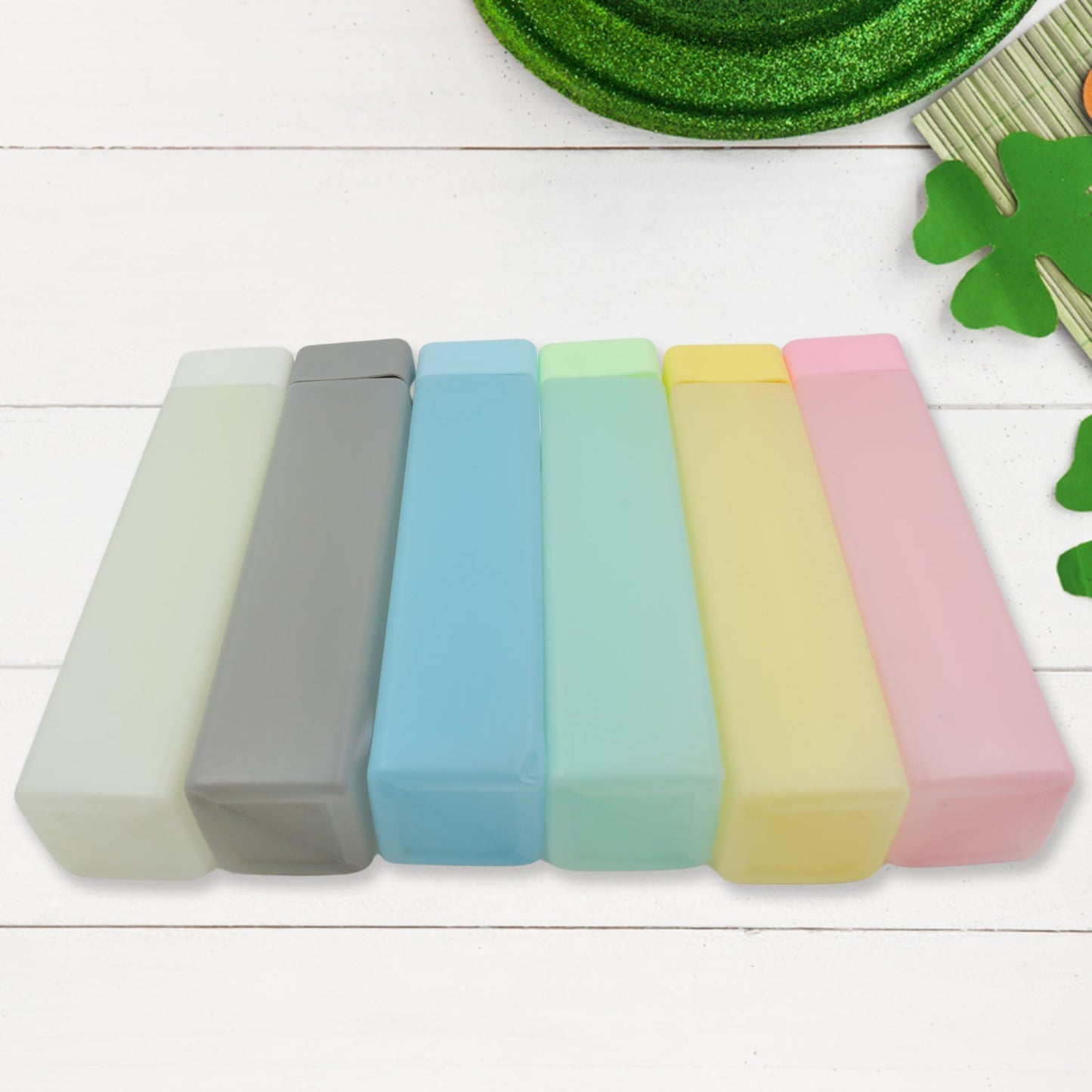 Large Capacity Plastic Water Bottle | Set of 6 | Square Water Bottle (940ml each) - infinityexculsivestore.com