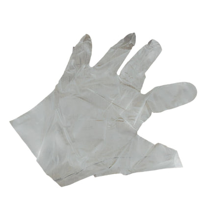 Large Disposable Gloves (100 Pcs): Clear Plastic, Multipurpose - infinityexculsivestore.com