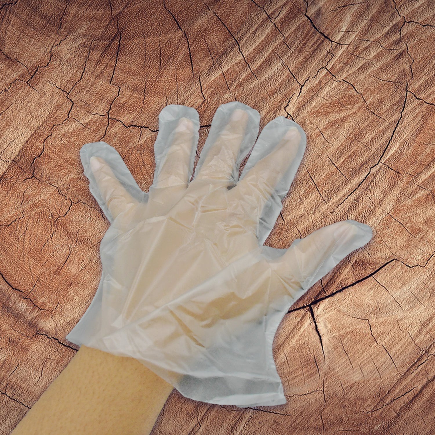 Large Disposable Gloves (100 Pcs): Clear Plastic, Multipurpose - infinityexculsivestore.com