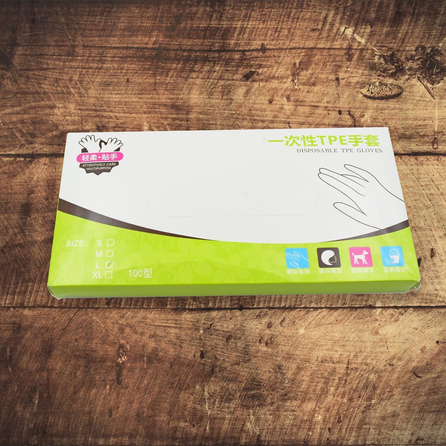 Large Disposable Gloves (100 Pcs): Clear Plastic, Multipurpose - infinityexculsivestore.com
