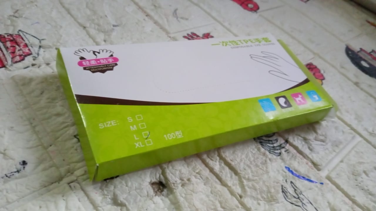 Large Disposable Gloves (100 Pcs): Clear Plastic, Multipurpose - infinityexculsivestore.com
