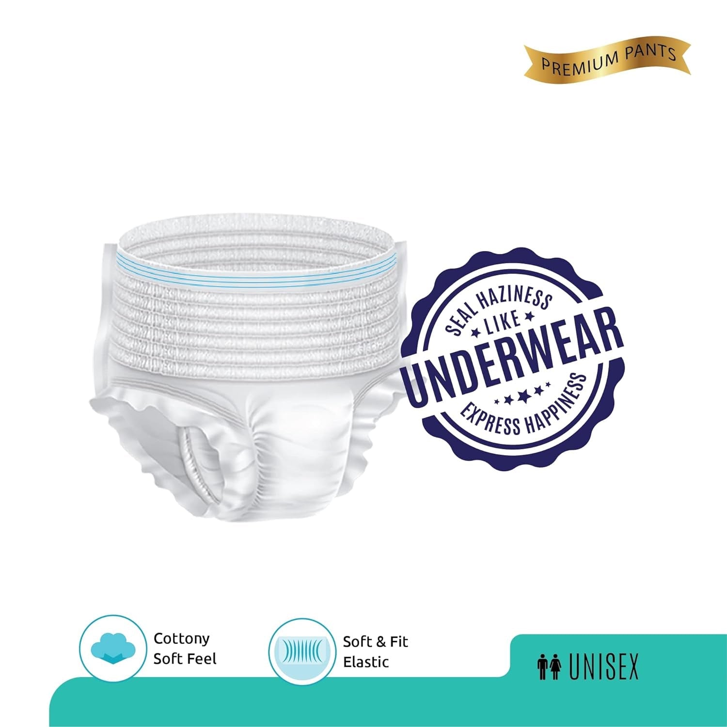 Large - Extra Large Senior care Adult Pull Up Diaper Pants (Waist Size (90 - 140 Cm | 35 - 55 Inch) Adult Diapers ( Large - Extra Large L - XL10Pc) - infinityexculsivestore.com