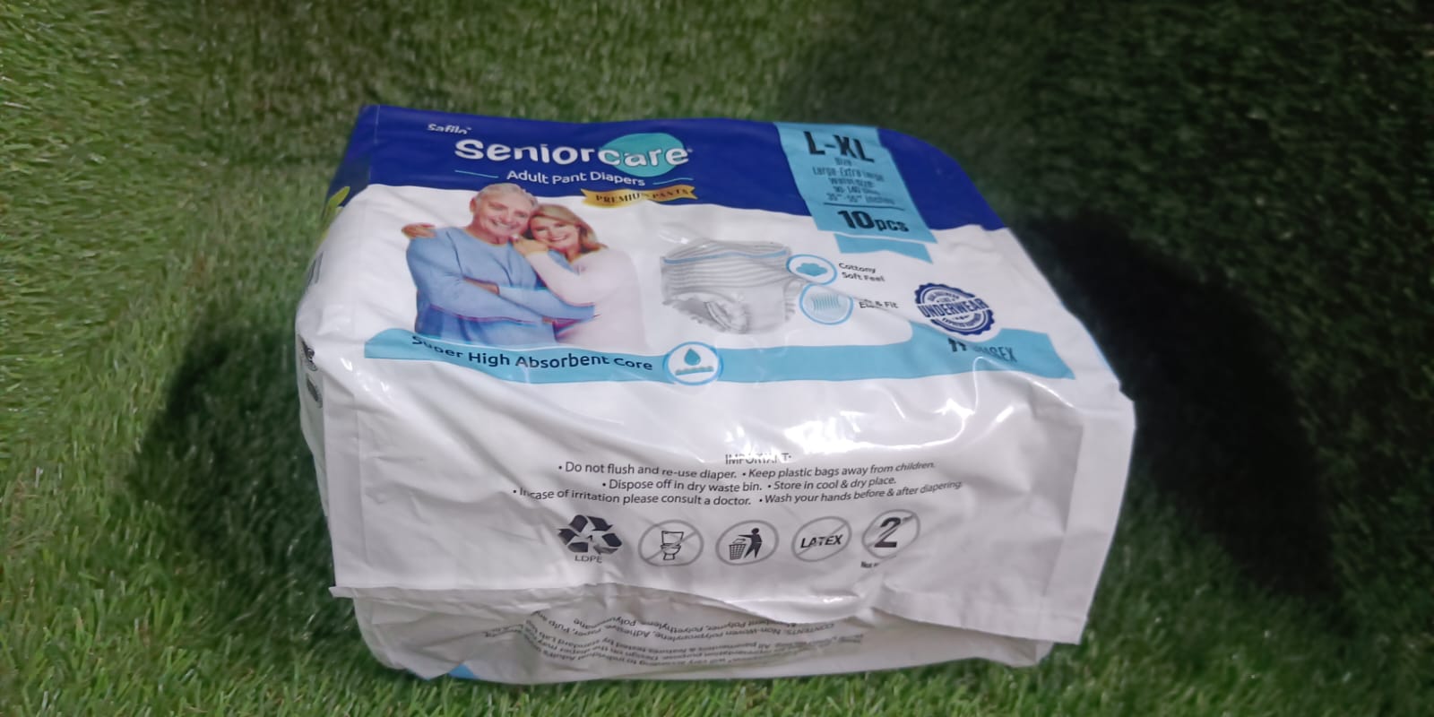 Large - Extra Large Senior care Adult Pull Up Diaper Pants (Waist Size (90 - 140 Cm | 35 - 55 Inch) Adult Diapers ( Large - Extra Large L - XL10Pc) - infinityexculsivestore.com