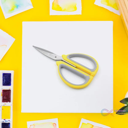 Large Multipurpose Scissors: Comfort Grip & Precision Cuts (1 Pc) - infinityexculsivestore.com