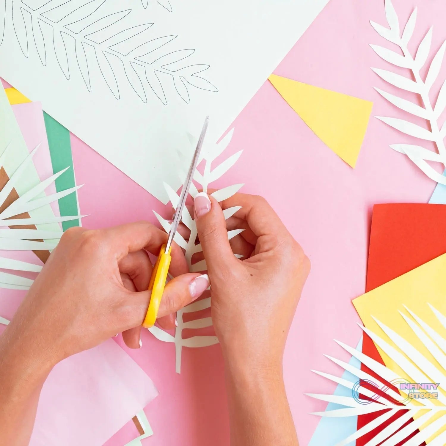 Large Multipurpose Scissors: Comfort Grip & Precision Cuts (1 Pc) - infinityexculsivestore.com