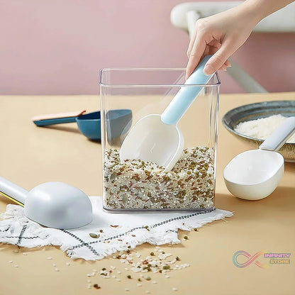 Large Plastic Measuring Spoons Flour Scoops for Home Kitchen (1 Pc) - infinityexculsivestore.com
