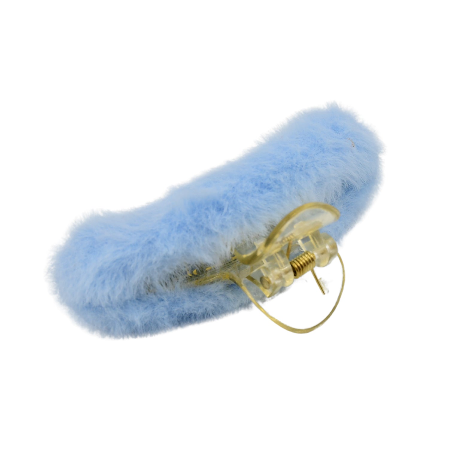 Large Plush Hair Claw Clips Fur Hair butterfly (1 Pc / Mix Design) - infinityexculsivestore.com