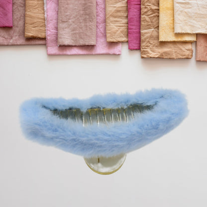 Large Plush Hair Claw Clips Fur Hair butterfly (1 Pc / Mix Design) - infinityexculsivestore.com