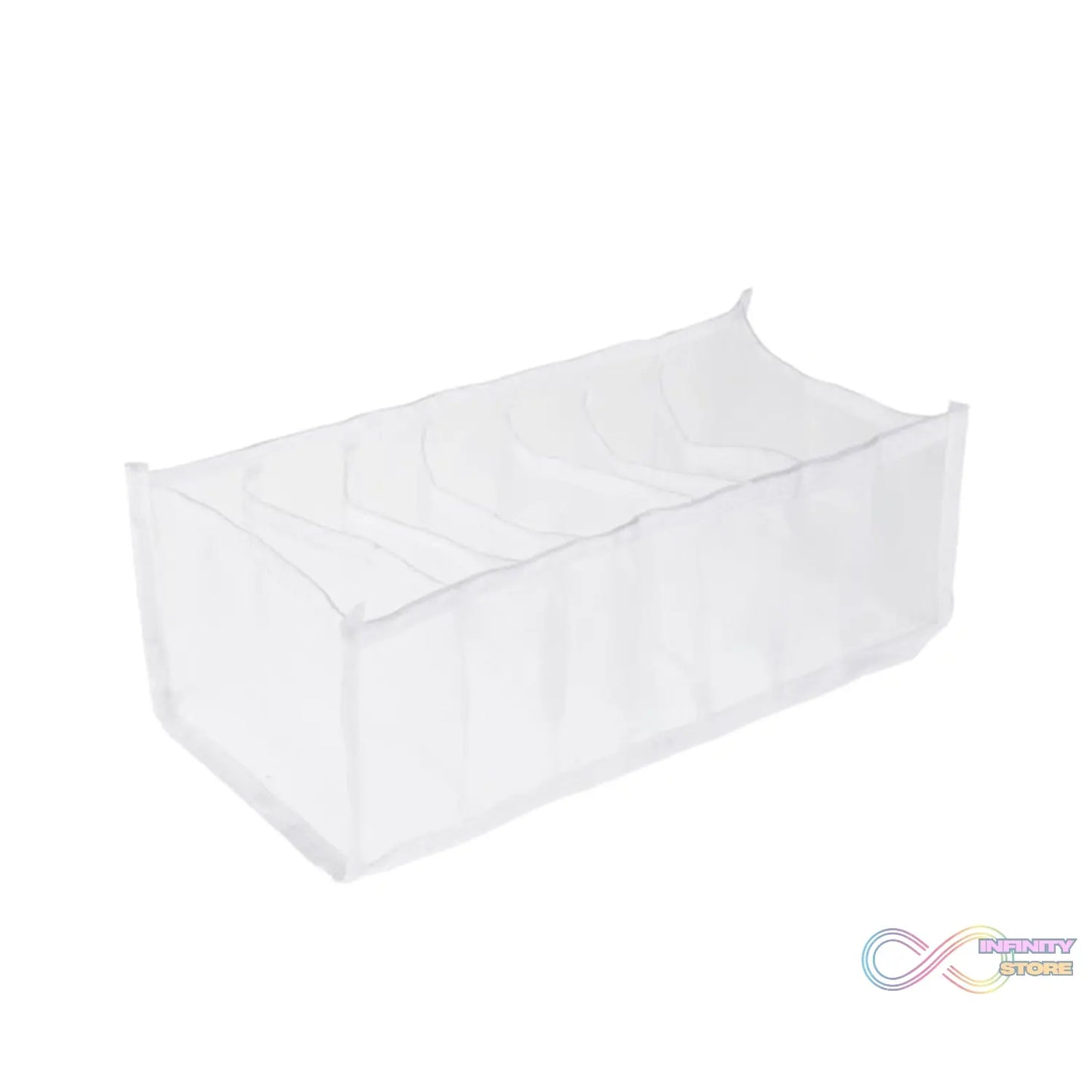 Practical 7-section laundry bag for sorting and storing clothes