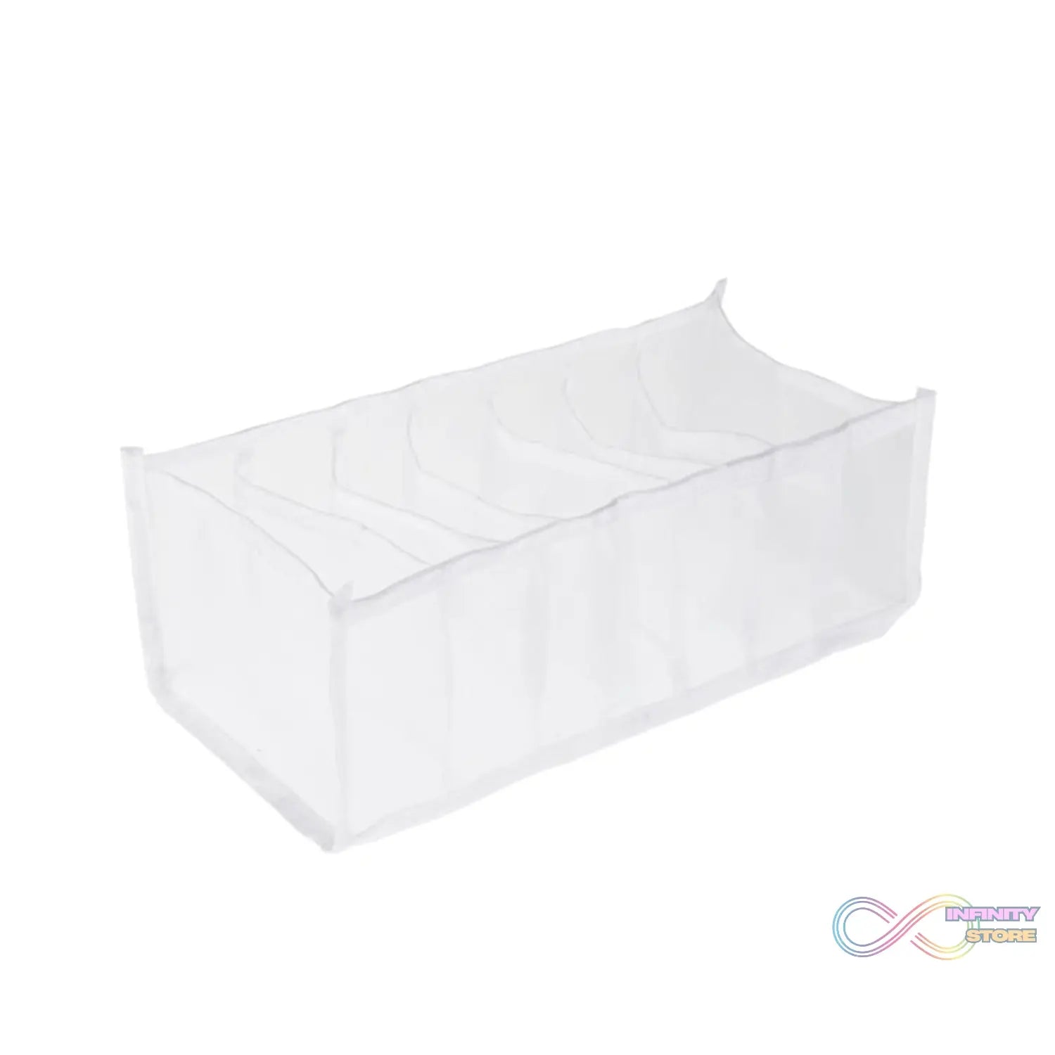 Practical 7-section laundry bag for sorting and storing clothes