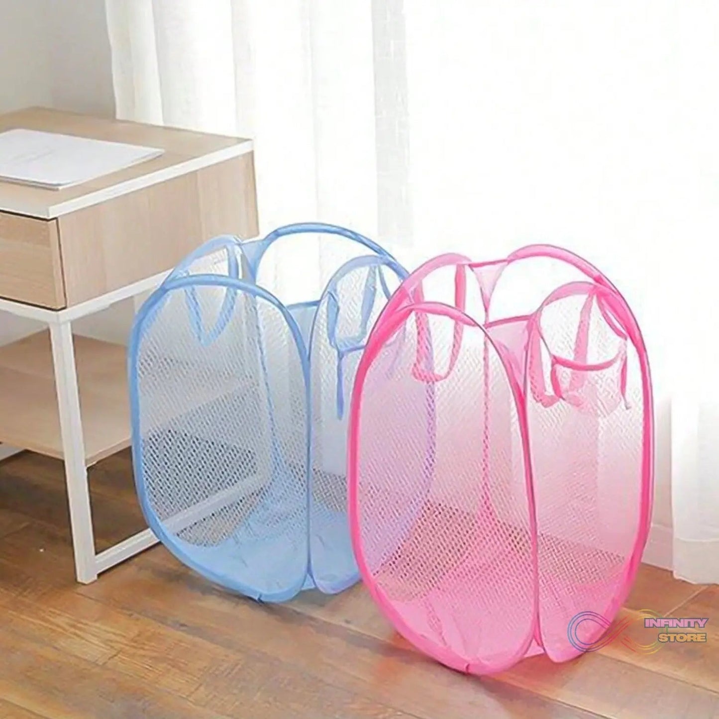 Laundry Baskets Mesh Laundry Bag (2 Pc Set) - infinityexculsivestore.com