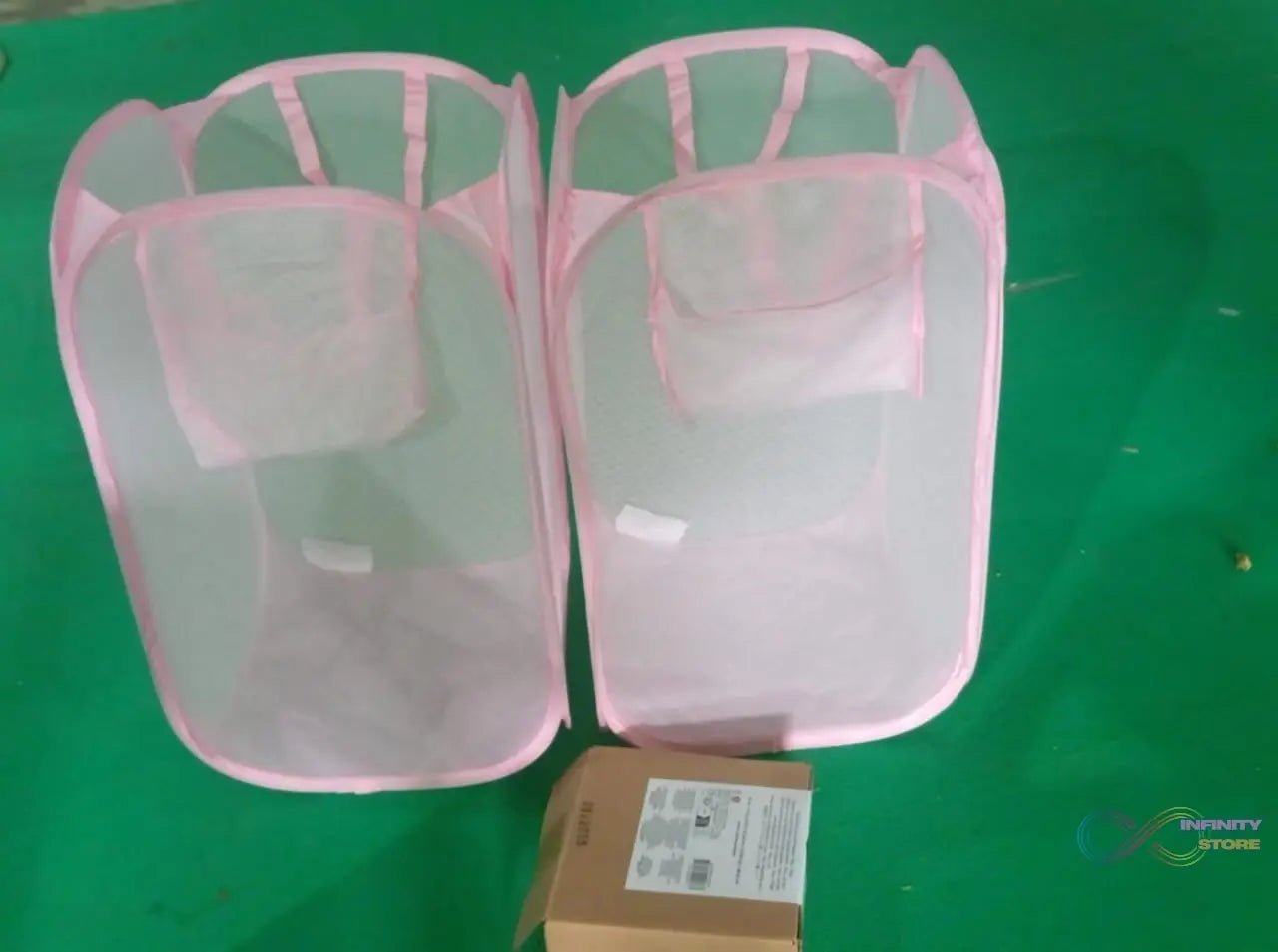 Laundry Baskets Mesh Laundry Bag (2 Pc Set) - infinityexculsivestore.com