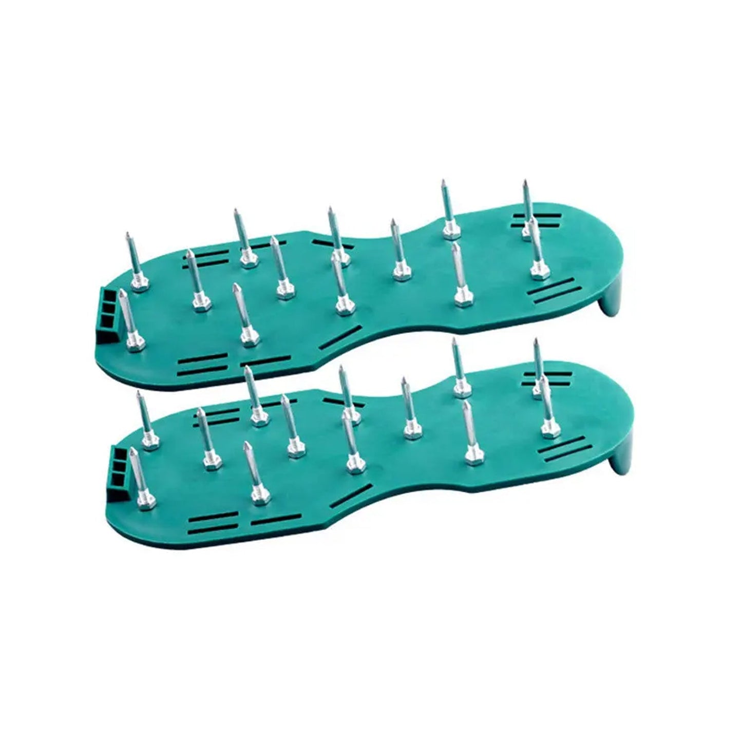 Lawn Aerator Sandals, Garden Grass Aerator Spiked Sandals Green Studded Shoes for Yard Patio Garden Excavation - infinityexculsivestore.com