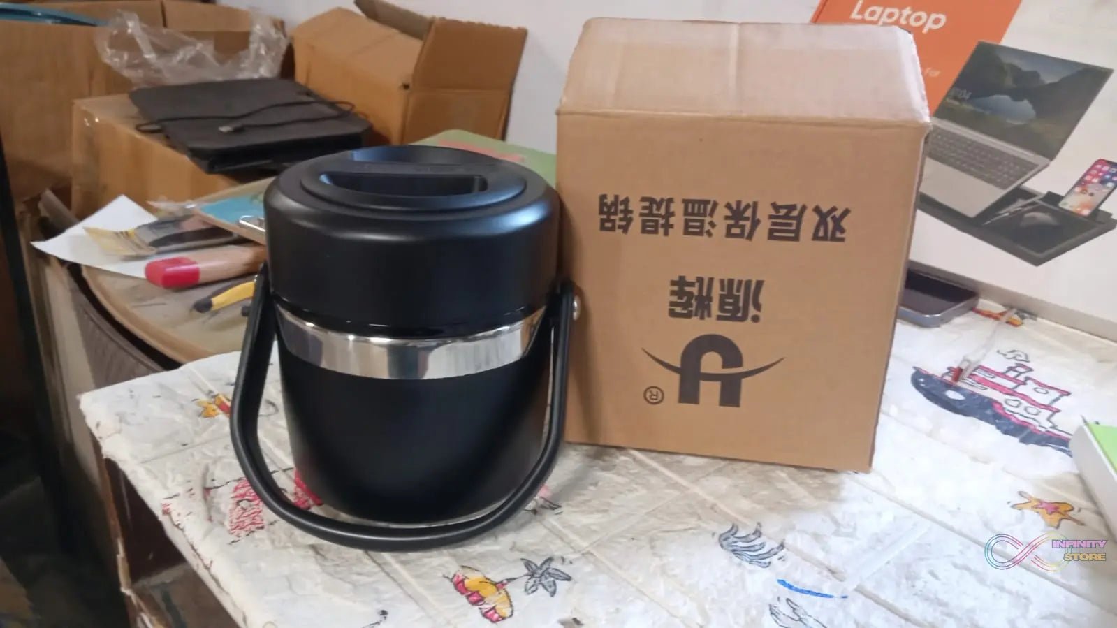 Leak - Proof Thermos Flask: Keeps Food Hot & Fresh (Stainless Steel, Multi - Color) - infinityexculsivestore.com