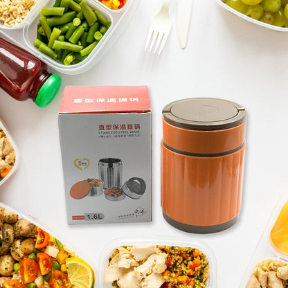 Leak - proof Thermos Flask For Hot Food, Warm Soup Cup, Vacuum Insulated Lunch Box, Food Box for Thermal Container For Food Stainless Steel - infinityexculsivestore.com