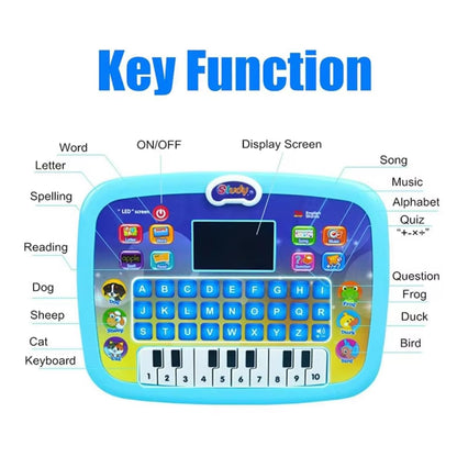 Learning Educational Computer Kids Piano Laptop with LED Screen & Music - infinityexculsivestore.com