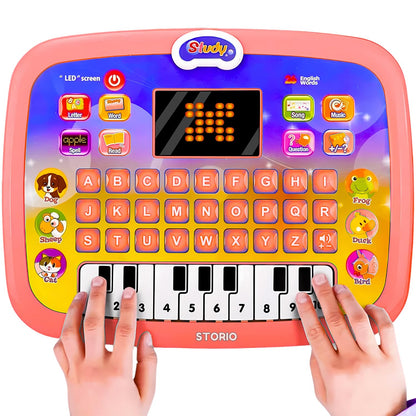 Learning Educational Computer Kids Piano Laptop with LED Screen & Music - infinityexculsivestore.com