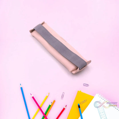 Leather Pencil Case high - quality leather pencil pouch ideal of School (1Pc) - infinityexculsivestore.com