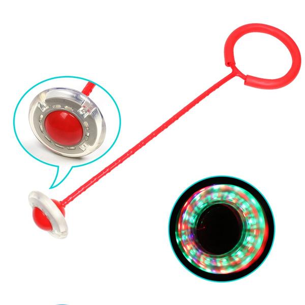 Led Light Flashing Jumping Ring Ankle Skipping Jump Rope for Kids - infinityexculsivestore.com