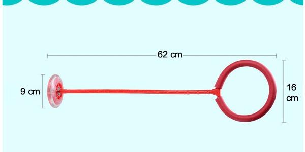 Led Light Flashing Jumping Ring Ankle Skipping Jump Rope for Kids - infinityexculsivestore.com