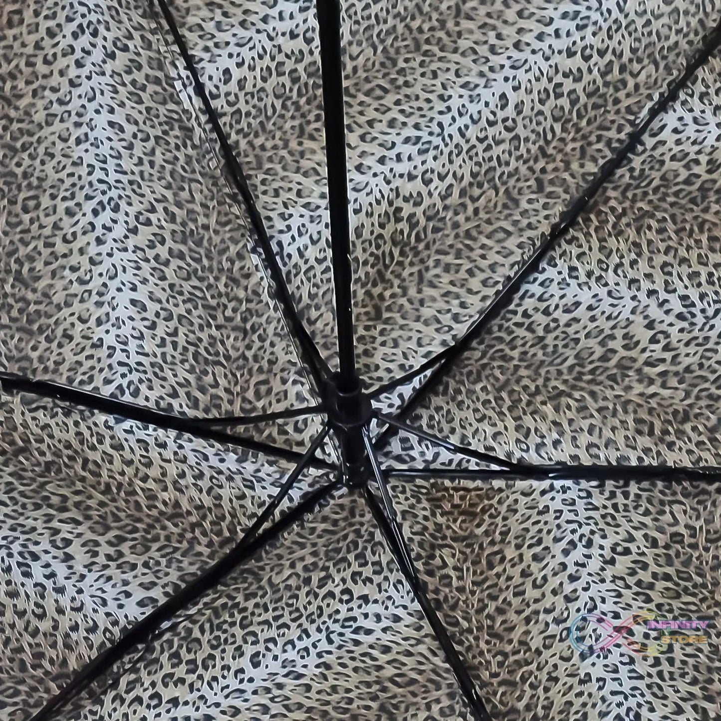 Leopard Shape 3 - Fold Sun & Rain Protective Foldable Umbrella (1 Pc) - infinityexculsivestore.com