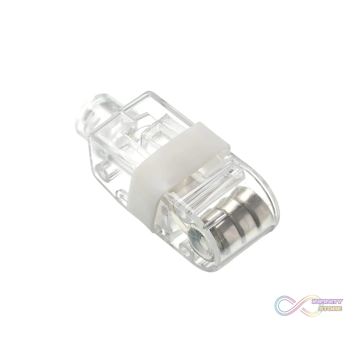 Light up Finger Tips, Clear Mini Rings, LED Glow Ring with Elastic Band (1 Pc) - infinityexculsivestore.com