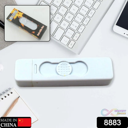 Stylish Electric USB Lighter for Men & Women, Regular Cigarettes Portable USB Rechargeable Flameless, Coil Slim Cigarette Lighter with Charging Cable, Windproof E lighter, Lighter for Smoking (1 Pc ) - infinityexculsivestore.com