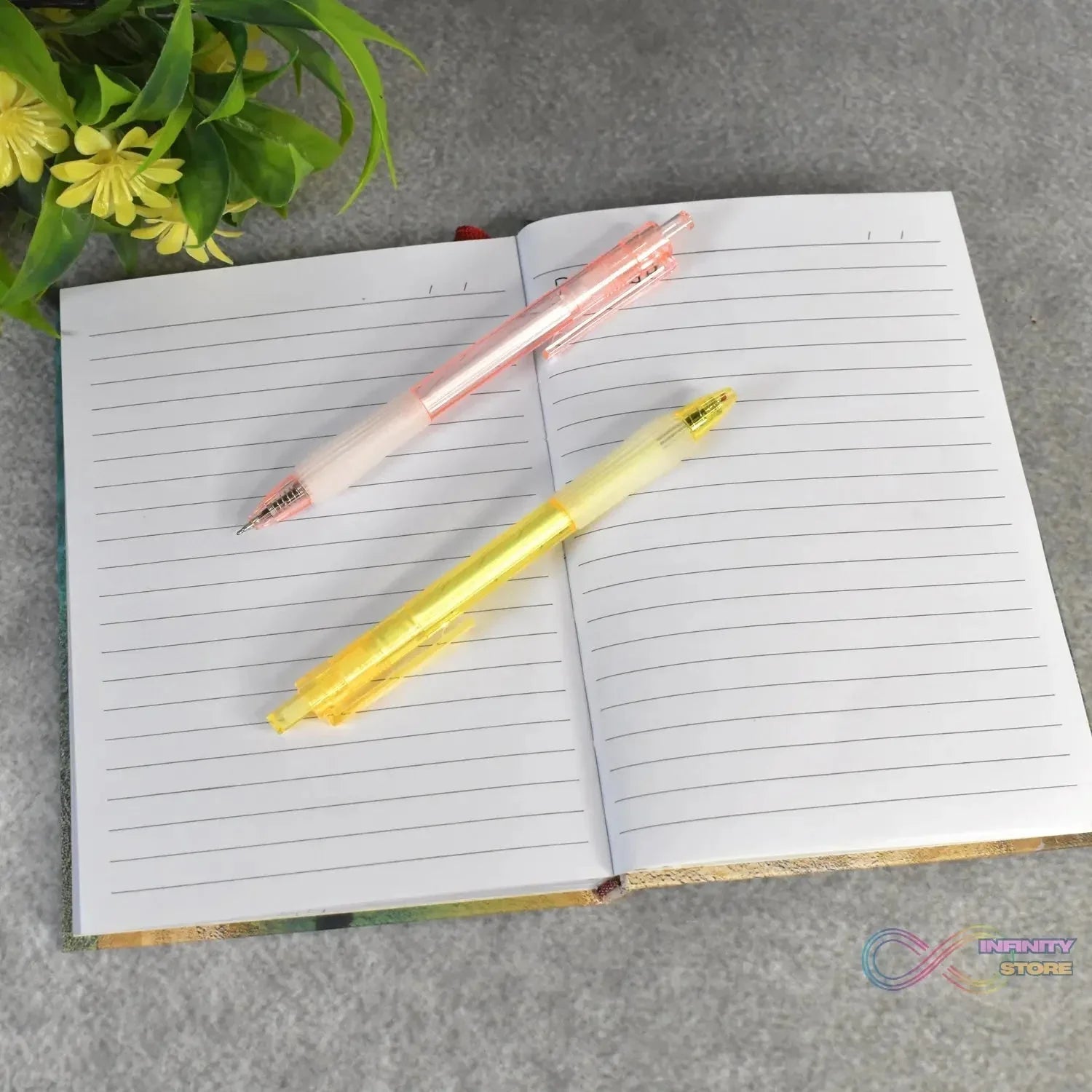 Lightweight Ball Point Pen, Smooth Writing Black Ball Pens (2 Pc Set) - infinityexculsivestore.com