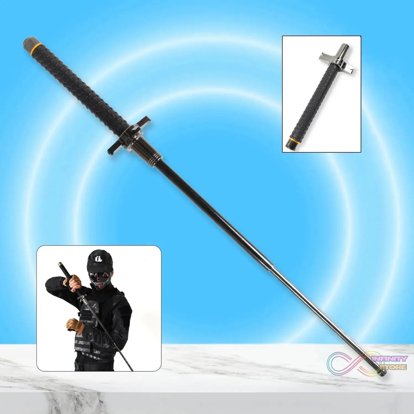 Lightweight Folding Walking Sticks with Nylon Bag Cover (76 Cm) - infinityexculsivestore.com