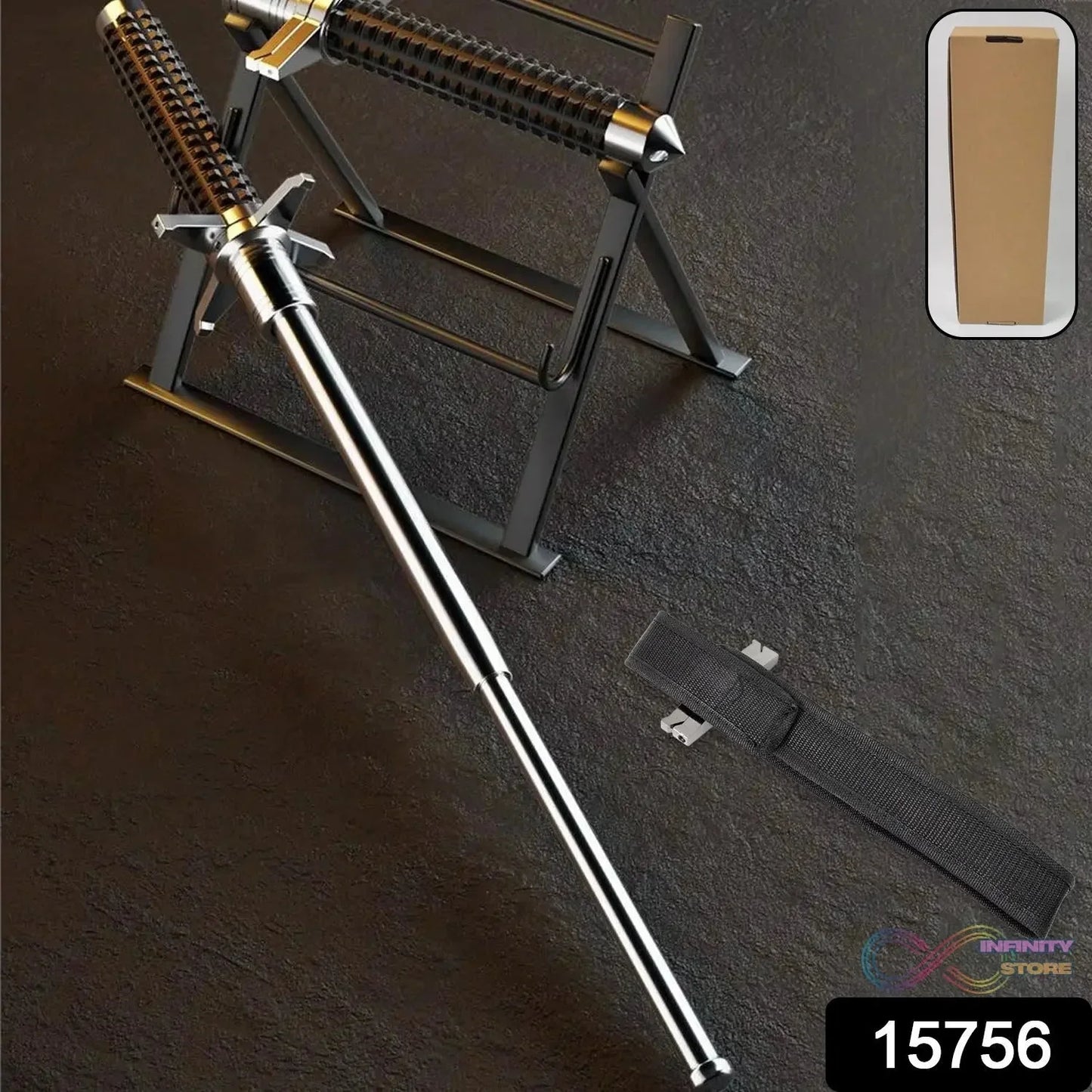 Lightweight Folding Walking Sticks with Nylon Bag Cover (76 Cm) - infinityexculsivestore.com