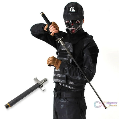 Lightweight Folding Walking Sticks with Nylon Bag Cover (76 Cm) - infinityexculsivestore.com