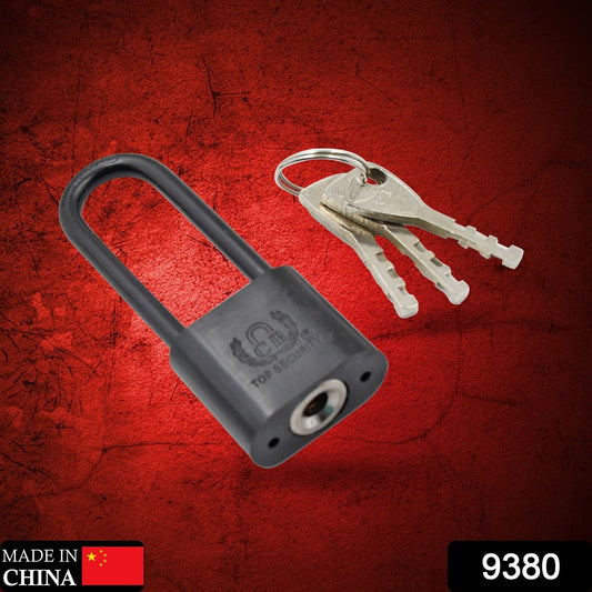 Lock with Key Metal Locker 1 Set Padlock Mini Padlock Beam Plastic, Copper Alloy, Iron Alloy Black Metal Storage Cabinet Safety Padlock 3 Additional keys (1 pc) - infinityexculsivestore.com