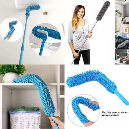 Long Handle Dust Cleaning Brush, Adjustable Microfiber dust Brush, Foldable Home appliances Ceiling Cleaner, Latest Home Improvement Products - infinityexculsivestore.com