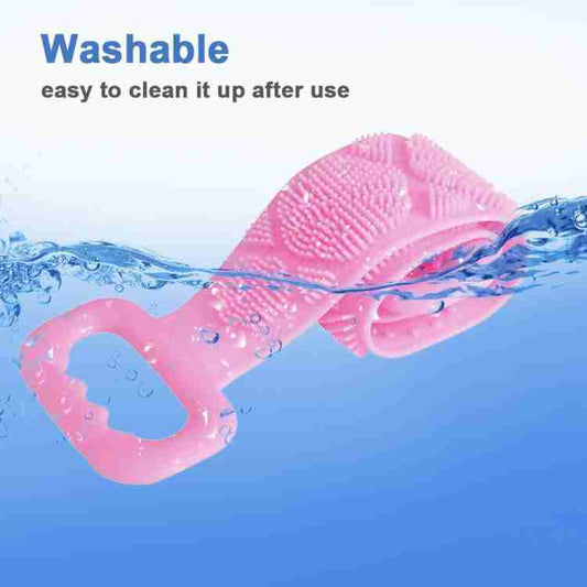 Low Quality Bath Body Brush Towel Eco - Friendly Back Scrubber Shower Brush Silicone Bath Body Brush Towel Body Cleaning Bathroom Shower Strap - infinityexculsivestore.com