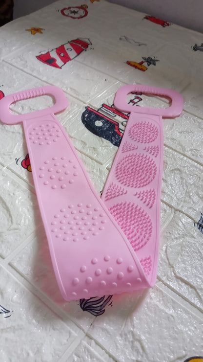 Low Quality Bath Body Brush Towel Eco - Friendly Back Scrubber Shower Brush Silicone Bath Body Brush Towel Body Cleaning Bathroom Shower Strap - infinityexculsivestore.com