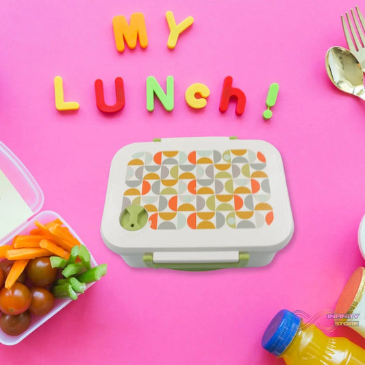 Lunch Box 3 Compartment With Leak Proof Lunch Box & 1 spoon, For School & Office Use - infinityexculsivestore.com