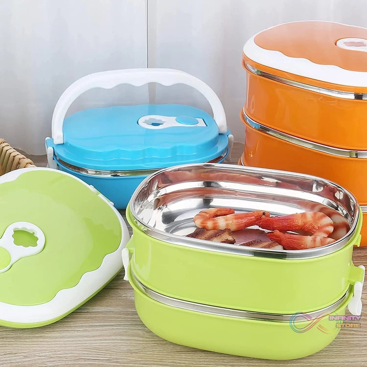 Lunch Box 900/1800ml Stainless Steel Kitchen Insulated Thermal Lunch Box Bento Office Picnic Food Container Leakproof Thermos Lunchbox - infinityexculsivestore.com