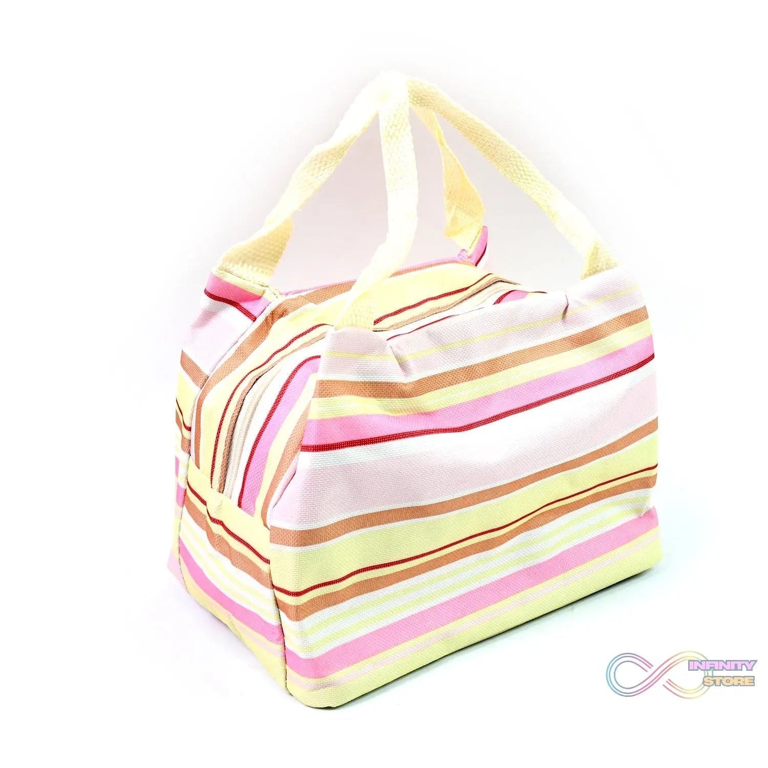 Lunch Box Bag for Women Men Insulated Lunch Bag With Zipper (1 Pc / Mix Color / Design) - infinityexculsivestore.com