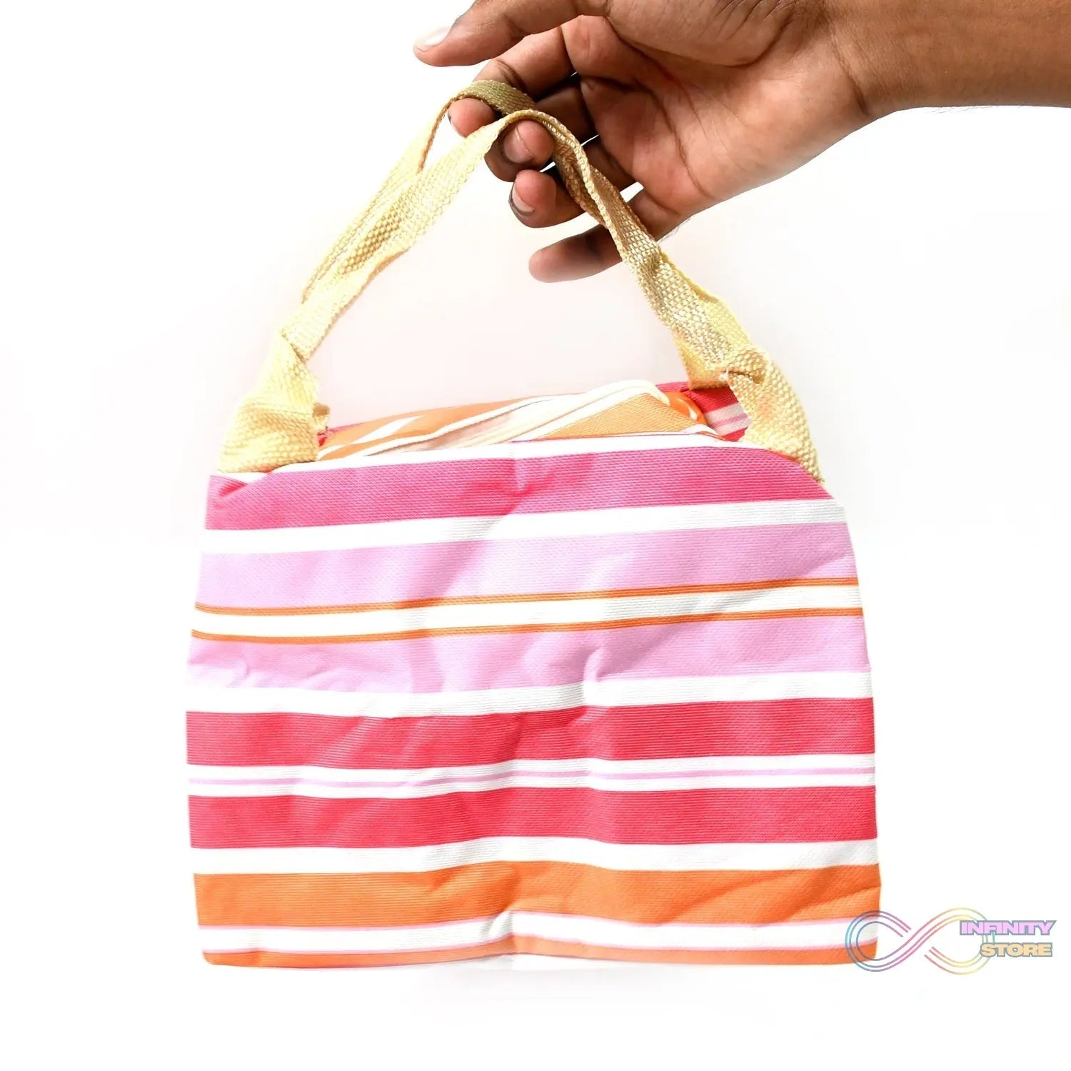 Lunch Box Bag for Women Men Insulated Lunch Bag With Zipper (1 Pc / Mix Color / Design) - infinityexculsivestore.com