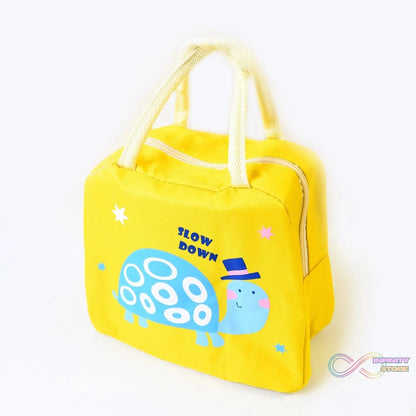Lunch Box Bag for Women Men Insulated Lunch Bag With Zipper (1 Pc / Mix Color / Design) - infinityexculsivestore.com