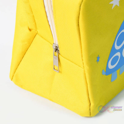 Lunch Box Bag for Women Men Insulated Lunch Bag With Zipper (1 Pc / Mix Color / Design) - infinityexculsivestore.com